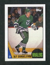 Ulf Samuelsson Hartford Whalers Defense 1987-88 Topps NHL Hockey Card #23