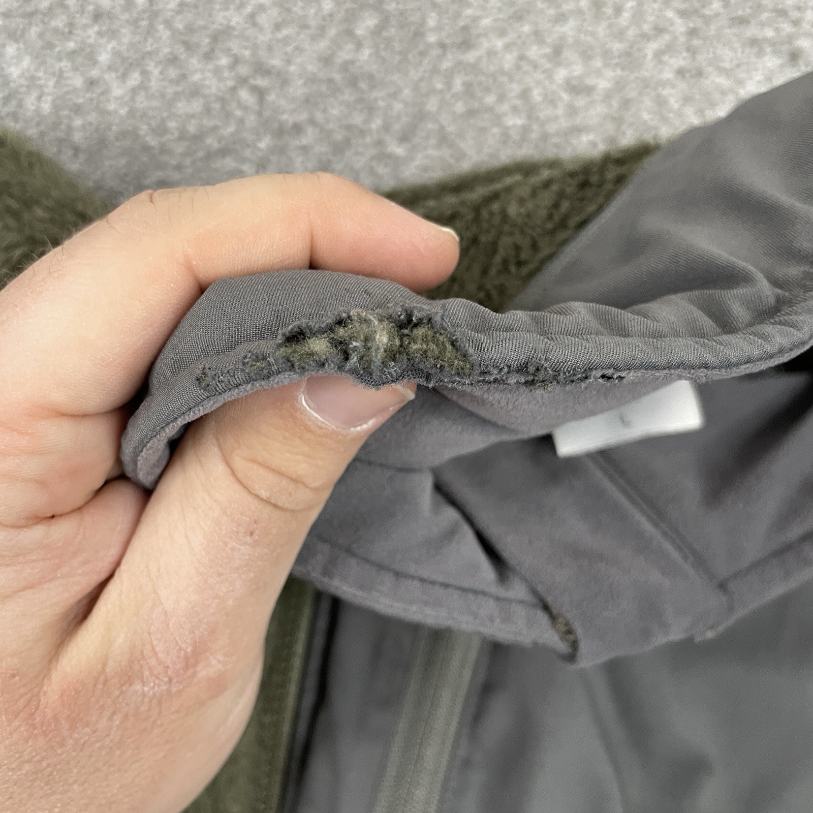 Patagonia R3 Hi Loft Jacket Mens L Green Gray Polartec Thermal Pro Vintage 25700 thumbnail 8