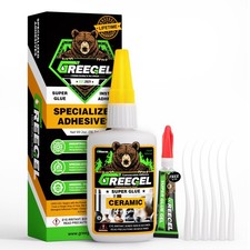 Ceramic Super Glue for Pottery, Tiles, Mug, Plates, Teapot, Porcelain Supergl...
