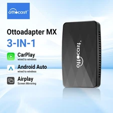 Ottocast Wireless CarPlay & Android Auto Adapter w/Airplay Mirroring For IPhone