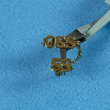 Vintage OSS School Old Starehian Society ? 1959 2 Part Pin Pinback #57633