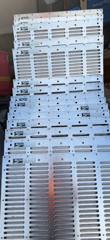 Metro PCB Shelving Panels 24x36 Chrome Steel Aluminum Industrial ESD Lot 19.