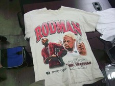 Dennis Rodman "Signature" Graphic T-Shirt SIZE SMALL - CA