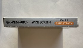 Nintendo Game & Watch-FIRE ATTACK- ID-29-Wide Screen-1982-Box-Pink Insert 