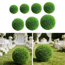Artificial Plant Topiary Ball Dark Green Party Home Decor Spring Home Ornament