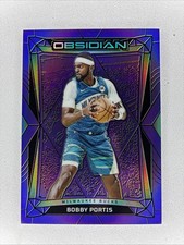 2023-24 Panini Obsidian Bobby Portis Electric Etch Purple Flood /49
