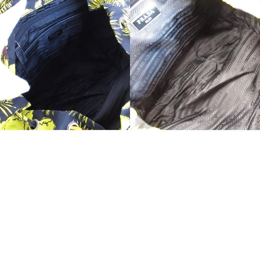 PRADA Authentic Bag Flower Pattern Backpack Nylon… - image 5