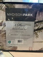 Madison Park Cassandra Cotton 3-Pc. Duvet Cover Set, King/Cal King Blush