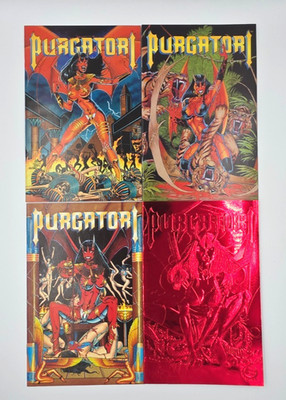 Purgatori: Prelude #1 Vampire Myth #1-3 Chaos Comic 1996 Embossed Red Foil Cover