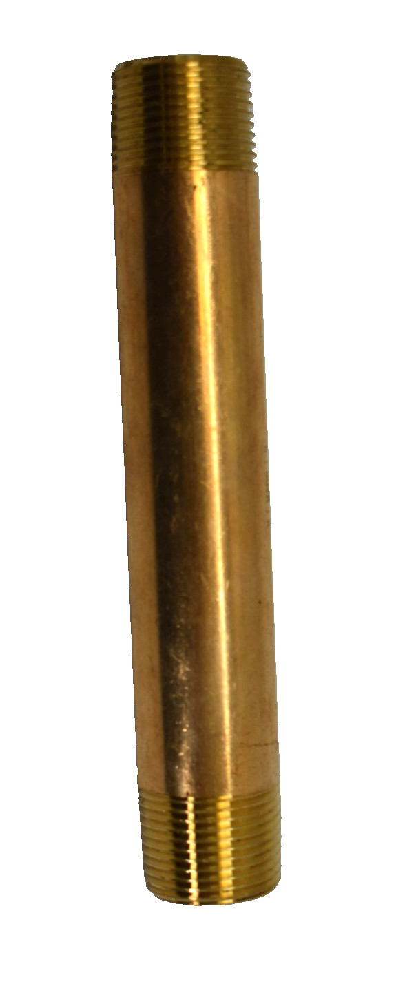 Legend Valve 1" x 6" NPT No Lead Nipple in Red Brass 311-110 Brass Nipple