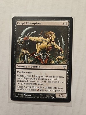 Crypt Champion - Dissension - LP - Uncommon - Creature - MTG