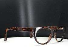 VTG ELIZABETH ARDEN EA SUN 1 Brown Womens Cat Eye Eyeglasses FRAMES ONLY