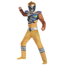 Gold Ranger Dino Class Muscle Costume 4-6 - Disguise