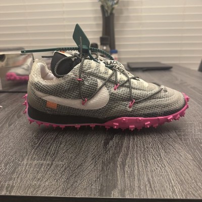 NEW Nike Off-White Waffle Racer Sneaker Women Size 10.5 Men s 9 Fuchsia 2019