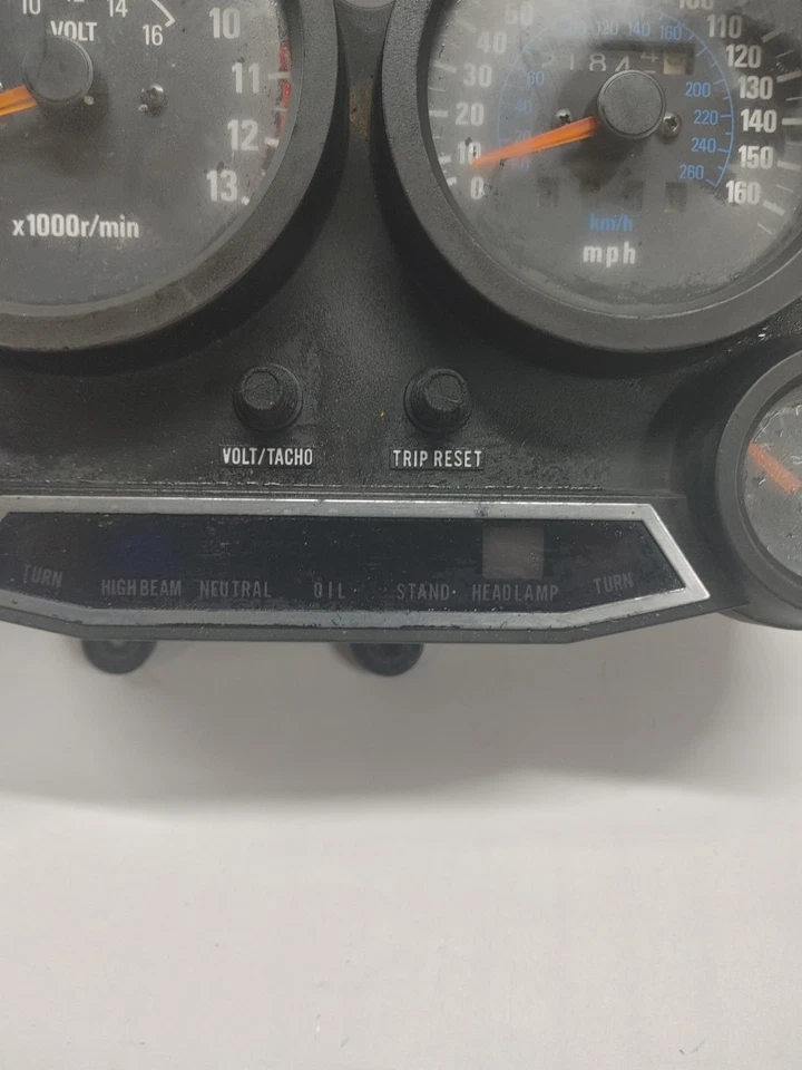 1984 Kawasaki Ninja ZX900A Speedometer Tachometer Gauges Meters Assembly - Image 3 of 4