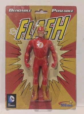 NJCroce New The Flash Bendable Poseable DC Comics Action Figure New On Card 