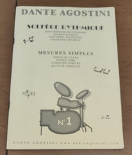 SOLFEGE RYTHMIQUE DANTE AGOSTINI N.1 SOLFEGGIO RITMICO BATTUTE SEMPLICI