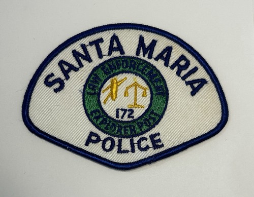 CALIFORNIA CA SANTA MARIA POLICE LAW ENFORCEMENT EXPLORER POST 172 PATCH #PDD62