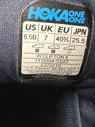 Größe 8,5 - Hoka One One Clifton 8 Outer Space Atlantis W - Bild 10 von 10