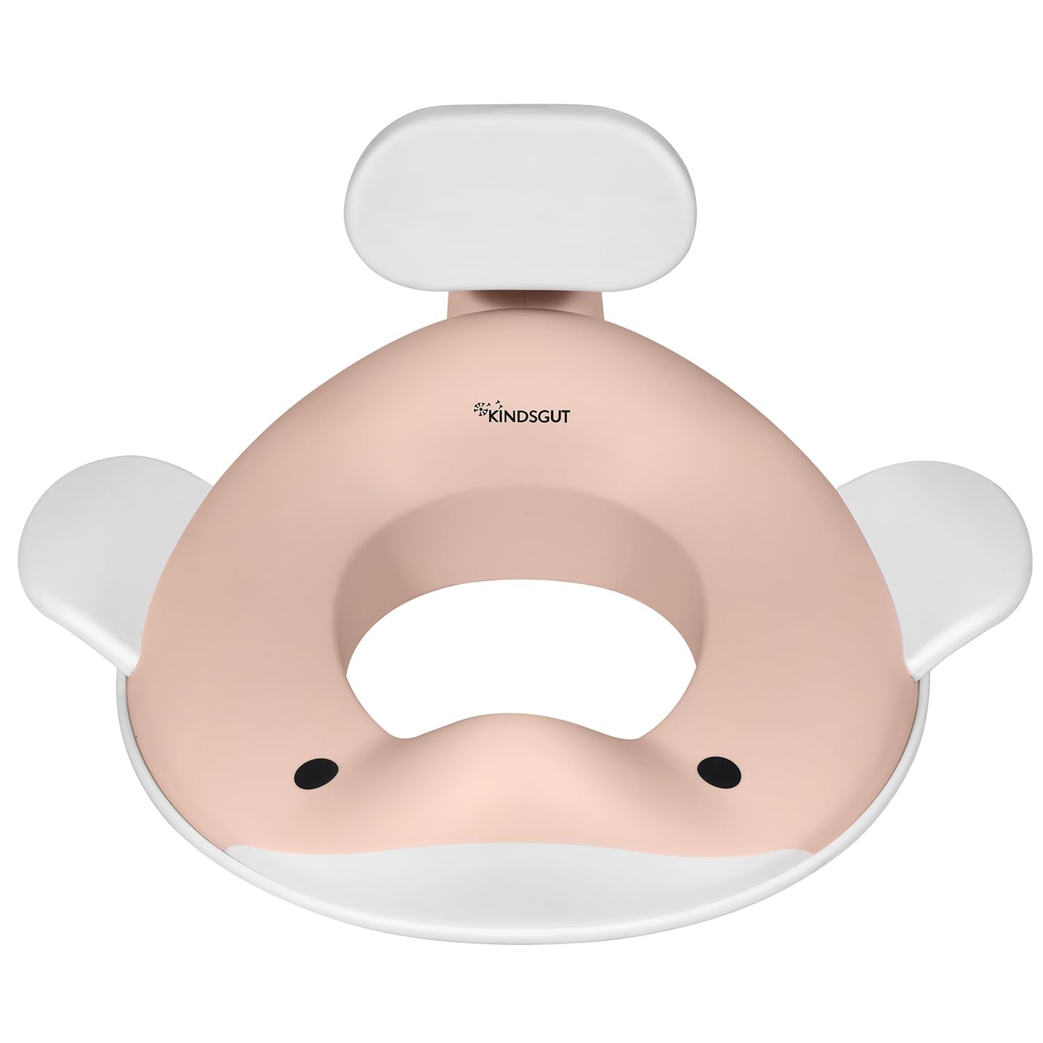 Réducteur de toilette baleine pour enfants au design ergonomique haut de gamme blanc et gris