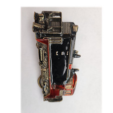 Vintage Brass/Metal Train Shape Belt Buckle