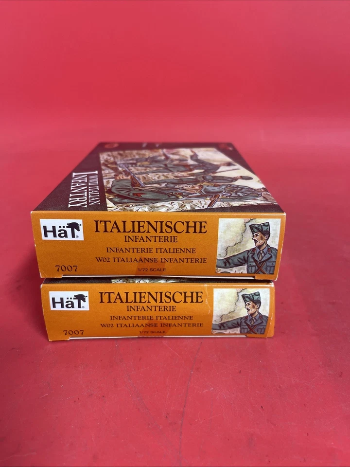 HAT Industries Segunda Guerra Mundial Infantería Italiana 7007 Escala 1:72 Figura Modelo Kit Lote 2 Foto 3 de 4