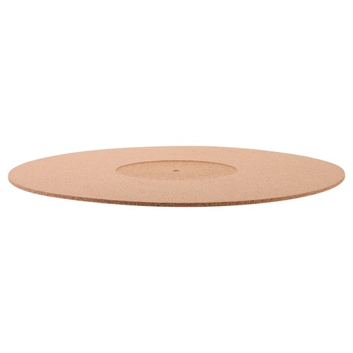 Set of 2 Cork Turntable Pad Mat for Vinyl Records Anti Static Player - Picture 7 of 12