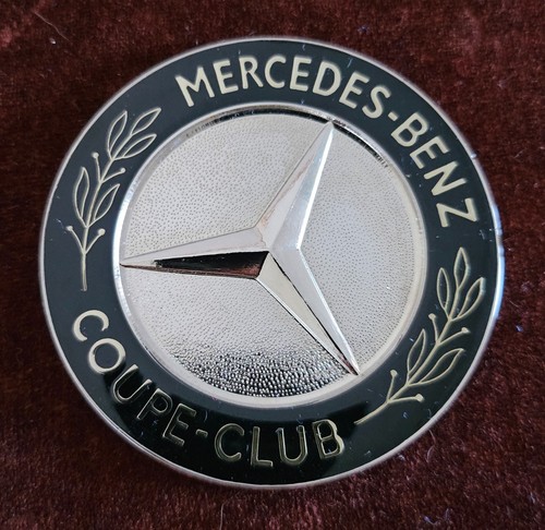 VINTAGE ENAMEL AUTOMOBILE RADIATOR CAR BADGE # MERCEDES BENZ COUPE CLUB - Bild 2 von 5