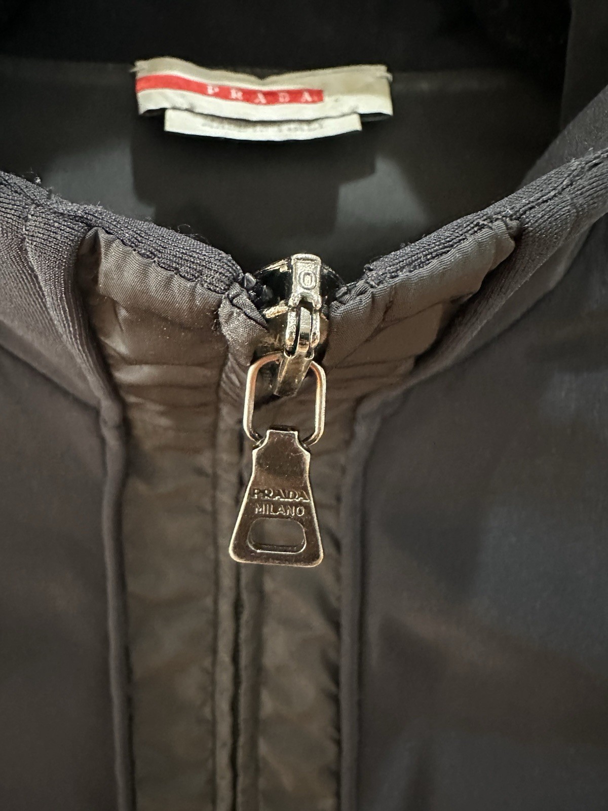 Authentic Prada Black Jacket, Size Small - image 5