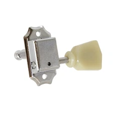 AllParts Economy Vintage-Style Tuning Key - Nickel - Bass - Single Tuner