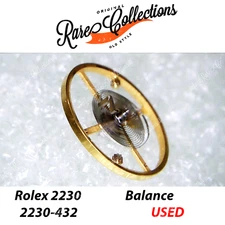 USED Used Rolex 2230-432 2235 Balance Complete Grey Barbell Grey