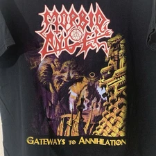 Morbid Angel Gateways to Annihilation T-Shirt Band Tee Mens Large