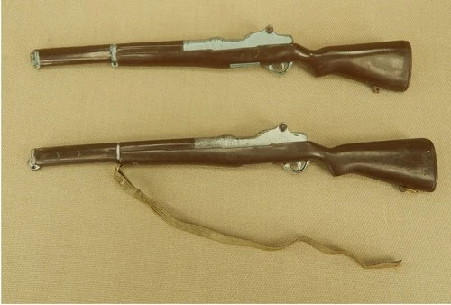 Vintage 1964 Hasbro GI Joe #7501 Combat Attack Set Brown M-1 Rifle Parts Lot C4