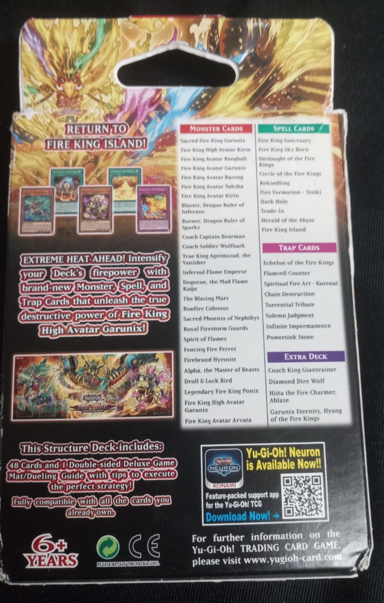 1st Edition - Yu-Gi-Oh! Fire Kings - Structure Deck (Sealed; imperfect) - Eng | eBay 1st Edition - Yu-Gi-Oh! Fire Kings - Structure Deck (Sealed; imperfect) - Eng | eBay