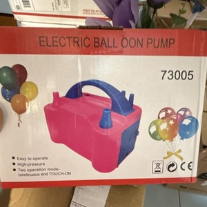 Electric Balloon Pump 73005 High-Pressure 2 Modes Party Inflator Pink Blue