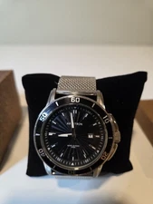 Armitron 20/5425 Men's 45MM Stainless Steel Black Dial 165Feet WR Watch