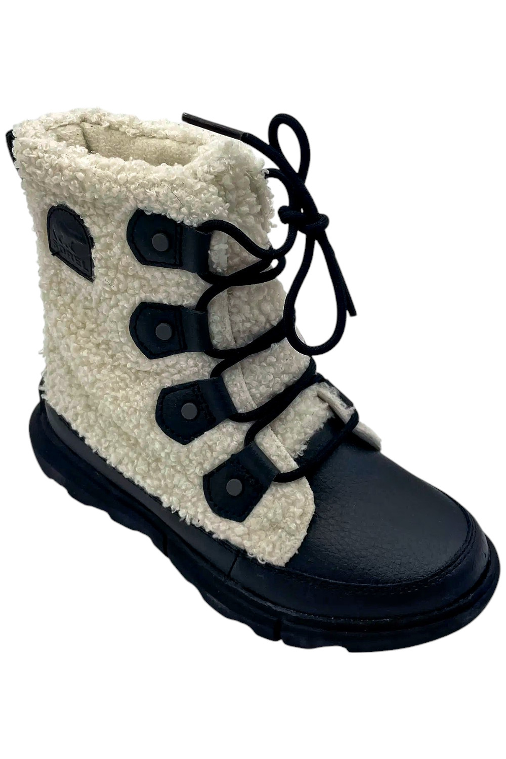 Женские ботинки Sorel Explorer II Joan Cozy ЧерныйМорская соль 12390₽