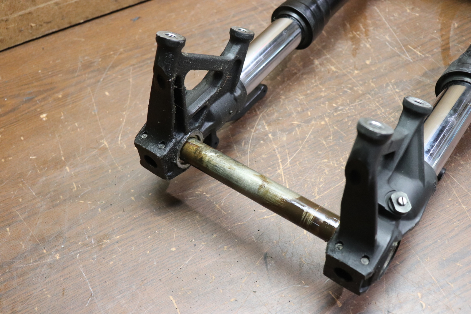 20072008 Kawasaki Ninja Zx6r Front End Forks Shock Suspension Set Pair