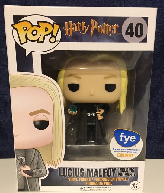 Funko Pop Harry Potter 40 Lucius Malfoy Holding Prophecy for sale online | eBay