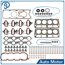 For 04-14 Chevrolet GMC Buick Cadillac 5.3L 4.8L OHV MLS Head Gasket Set Bolts