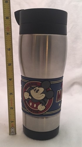 Vaso de viaje exclusivo de Mickey Mouse de la tienda Disney ~ acero inoxidable - Imagen 4 de 8