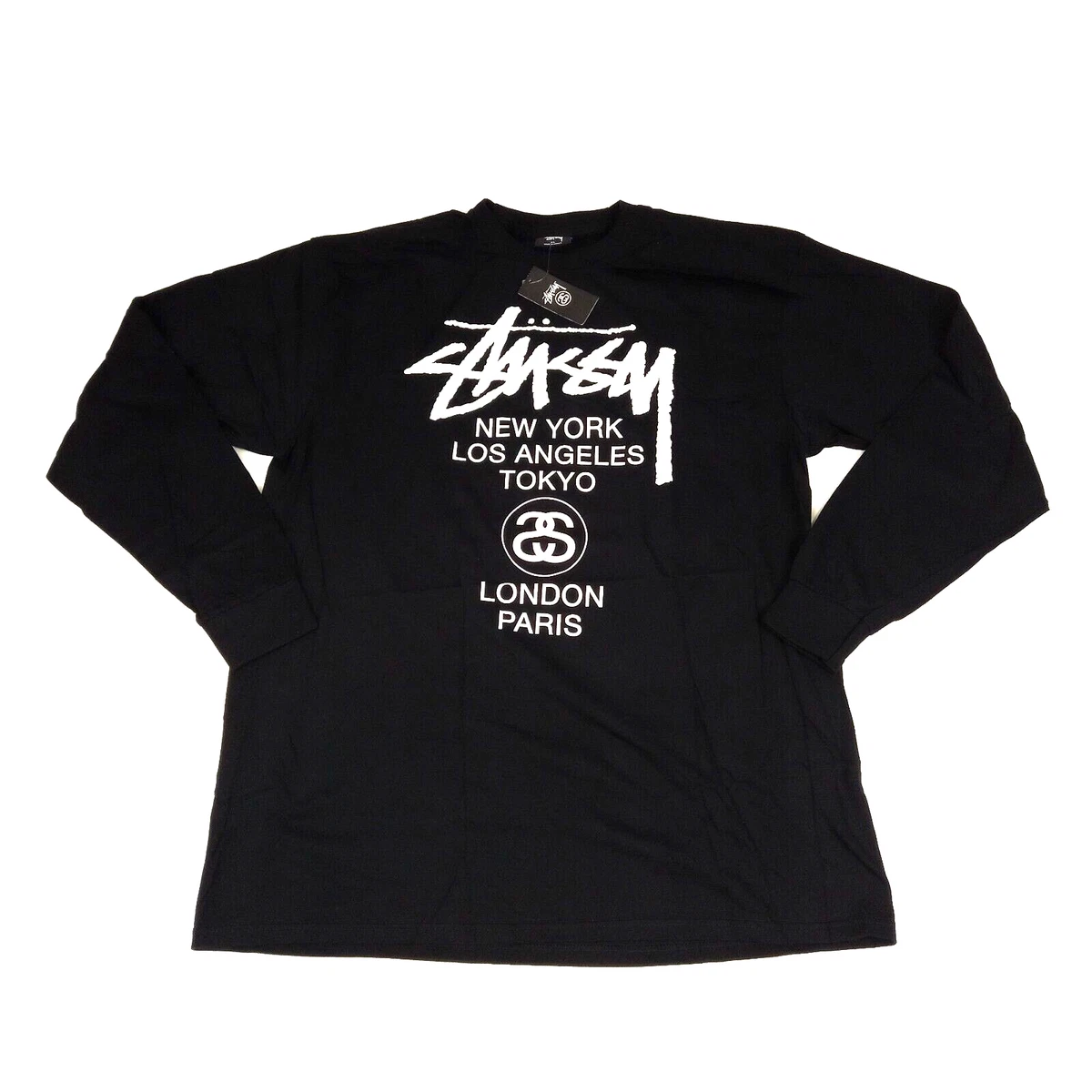 stussy world tour ls tee