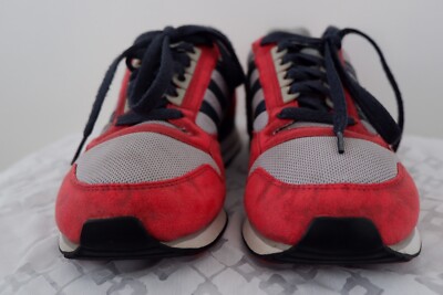 Adidas Mens ZX 700 Sneakers G13193 Gray/Red/Black. Sz 8. C6. 1S