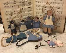 7 Pc Primitive Home Decor Pkg.