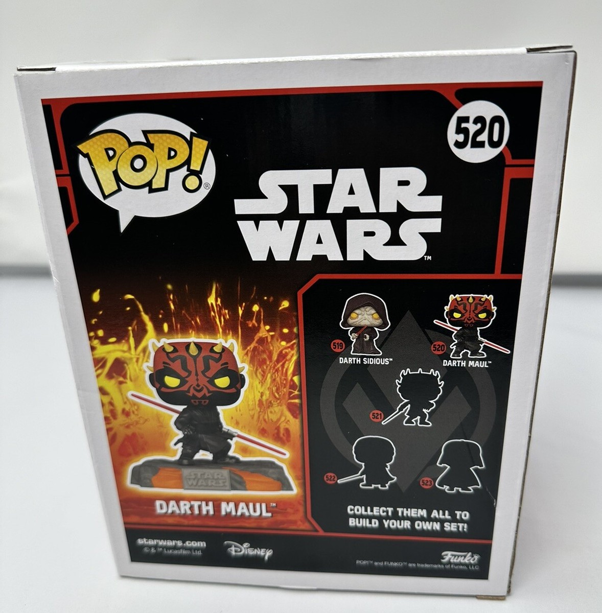 Funko Pop! - STAR WARS - RED SABER SERIES VOL 1 DARTH MAUL #520