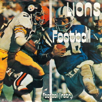 Lions Football GROOVY DISCO / ELECTRO 7 Vinyl Single 7inch Bellaphon