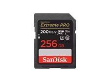 SanDisk Extreme PRO 256 GB Class 3/UHS-I U3 V30 SDXC SDSDXXD256GANCIN