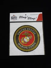 USMC Decal 5" w/Bling Brand New Mitchell Proffitt Brand