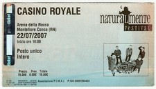 #261 - Biglietto concerto dei Casino Royale - Arena della Rocca (Rimini), 2007