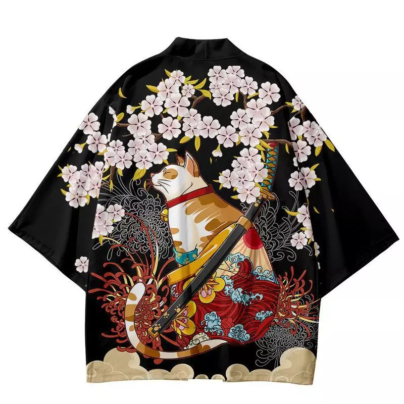 Kimono Man Japanese Cardigan Male Kimono Yukata Haori Cosplay